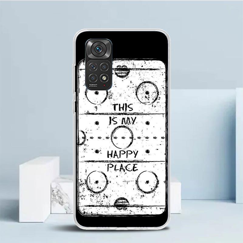 Ice Hockey Rink Sport Phone Case For Xiaomi Redmi Note 15 14 14S 13 12S 12 Pro Plus 11S 11 11T 11E 10S 10 + Soft TPU Back Cover