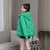 New Autumn and Winter Fashion Candy Color Cotton-padded Clothes Women's Korean Version Short Loose Hooded Student Cotton-padded Jacket Warm Jacket