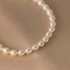 Handmade 925 Sterling Silver Freshwater Pearl Zircon Heart Shape Beaded Bracelet Women Fine Jewelry