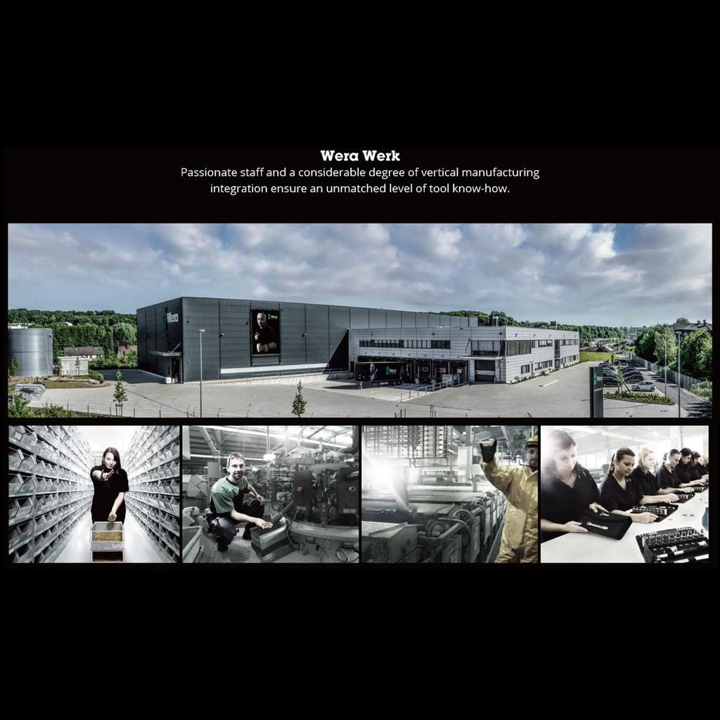 Wera Laser Tip Ball Grip Screwdriver Set, 3-Piece Set, Black/Green, Germany, 1850 PH1 x 80mm / 1850 PH2 x 100mm / 1850 PH3 x 150mm