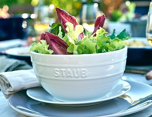 STAUB "White Bowl 12cm" Ceramic Bowl, Heat-Resistant, Microwave-Safe [Official Japanese Product] Ceramic Bowl 40511-125