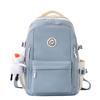 Schoolbag Contrast Color Backpack Junior High School Student Girl School Bag Elementary School Elementary School Versatile Large Capacity Lightweight 