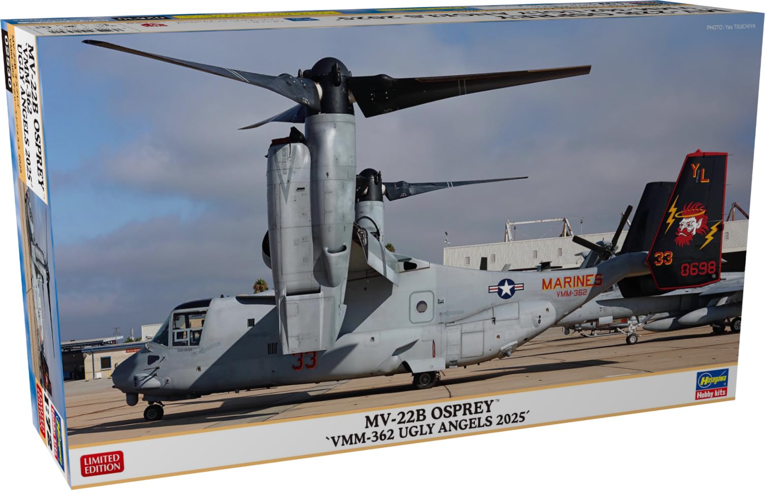 

Hasegawa US Marine Corps Osprey Ugly Angels Plastic Model Kit 02530 1/72 MV-22B “VMM-362 2025”