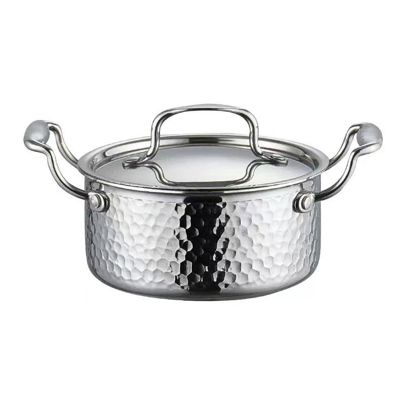 316L Stainless Steel Soup Pot with Handles - Non-Stick for Steaming, Cooking, and Stewing On Induction Cookers