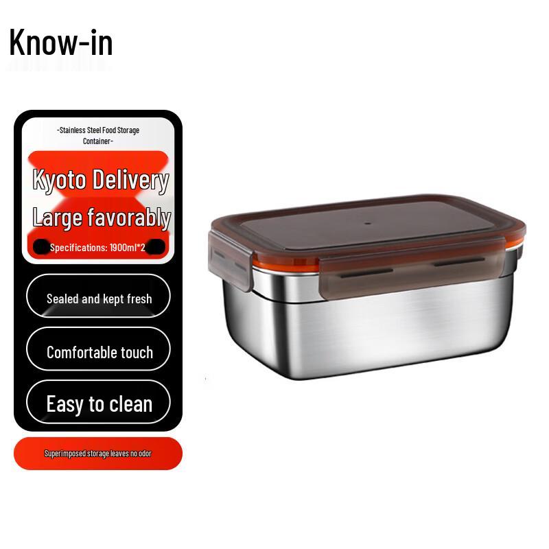 Zhifeng Stainless Steel Food Storage Container Set