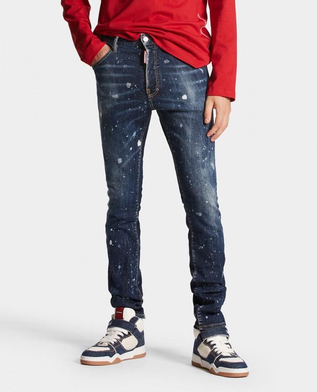 Blugi DSQUARED2 pentru bărbați Cool Guy, croială slim fit - Mărime: IT52