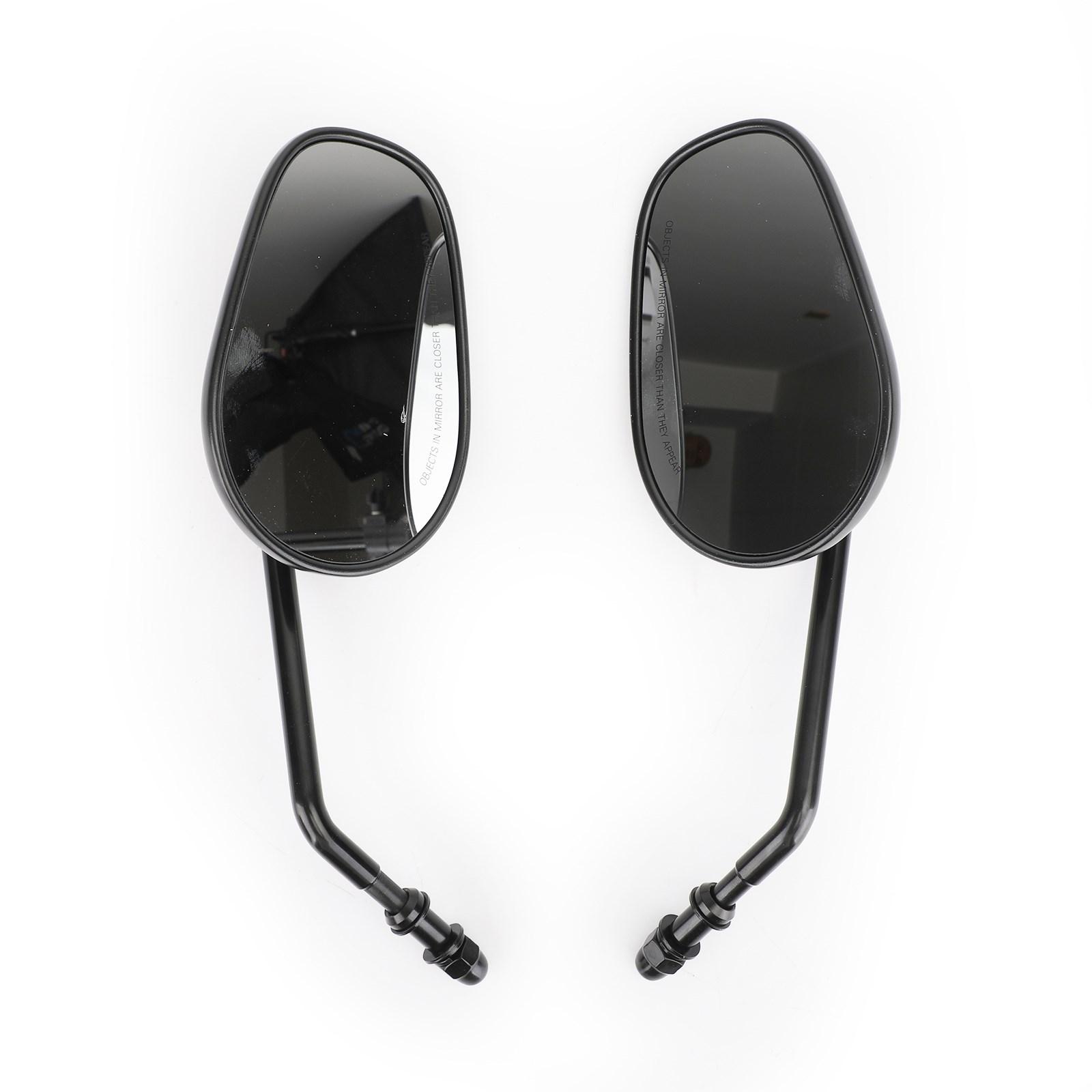 

Rear View Mirrors Pair Black For Harley Road Street Glide Softail XL883 1200 чёрный