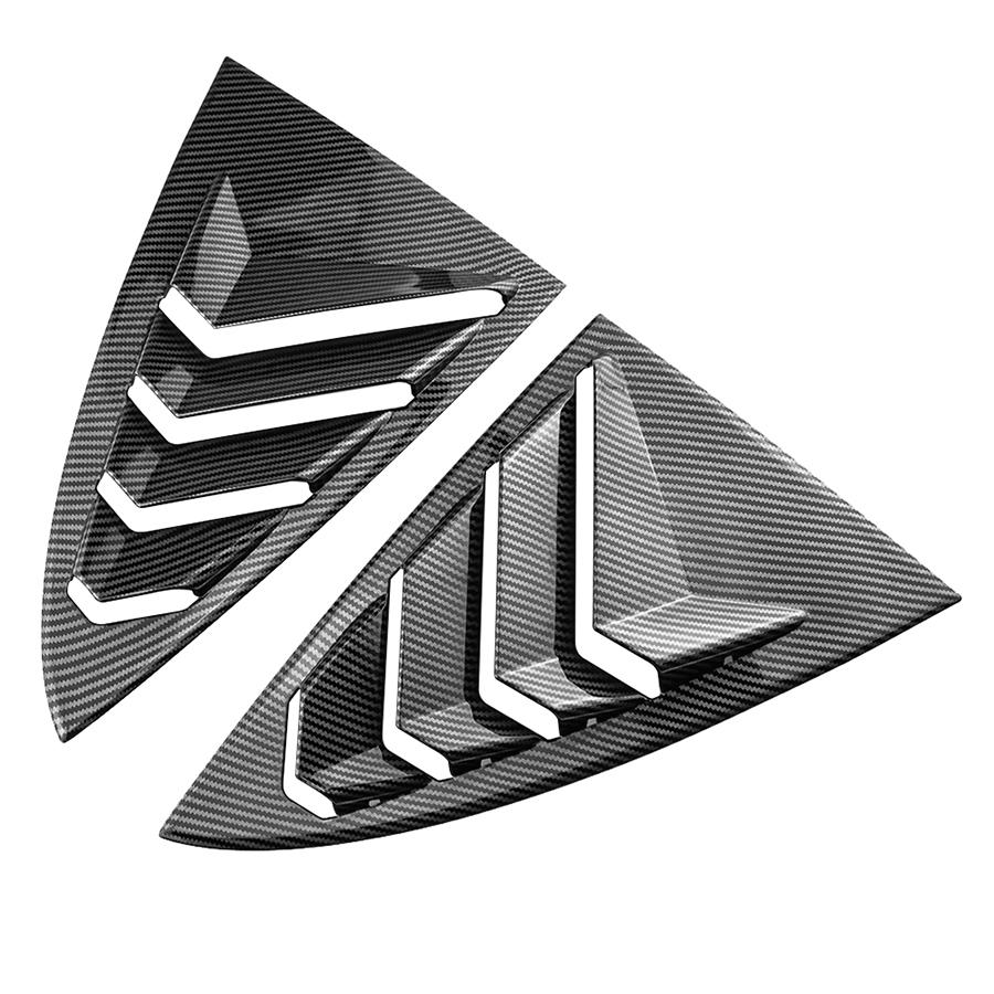 

Для Tesla Model 3+ Заднее боковое слепое окно Заднее треугольное окно Спойлер Жалюзи Углеродное волокно Новый Model3 Highland 2025 Аксессуары