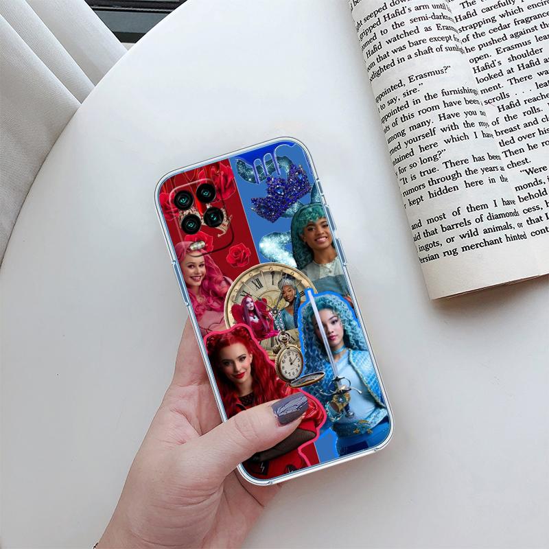 

Descendants Transparent Phone Case for Motorola Moto G7 G8 G9 G84 G85 G73 G24 G15 Z2 Play Power Plus Motorola Moto G24