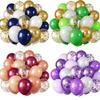 Metal Sequin Balloon Set - 30 Colorful Holiday Party Decorations