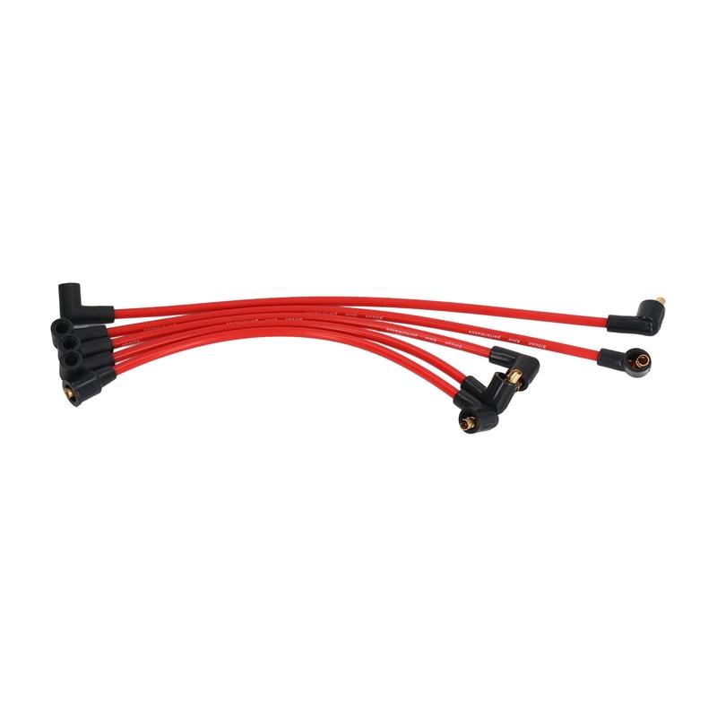 5Pcs 8mm Red Silicone HT Ignition Leads Spark Plug Wires Cables for MGB 1800cc Models