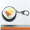 Coconut Accessories Rolled Sushi Food Sample Keychain - Realistic Japanese Sushi Replica Model 041TK, PVC Charm