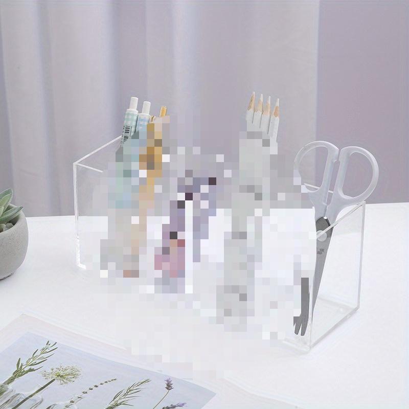 Transparent Brush Holder for Makeup Organizer Boxes Brush Containers Storage Box
