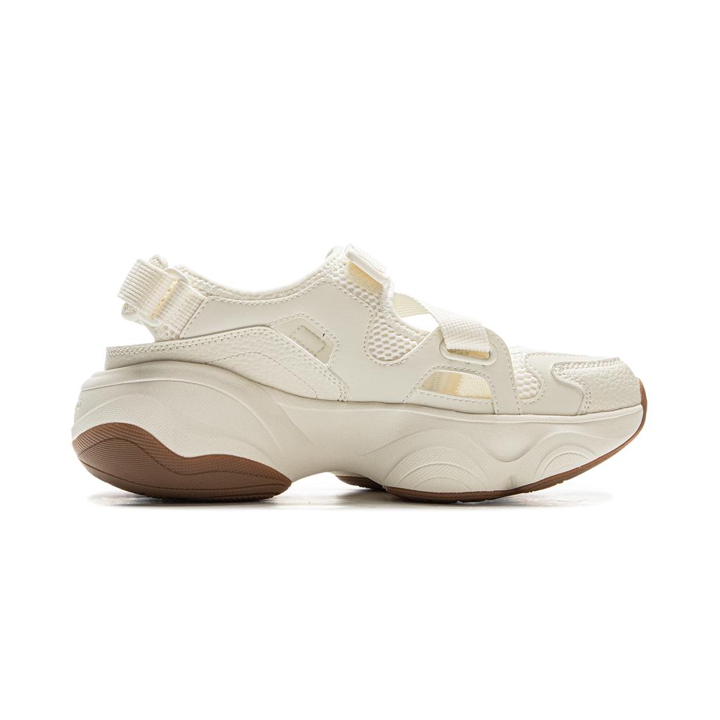 Li-Ning Honey Trendy Comfortable Non-Slip Breathable Creek Shoes Women Shoes White AGUV018-1