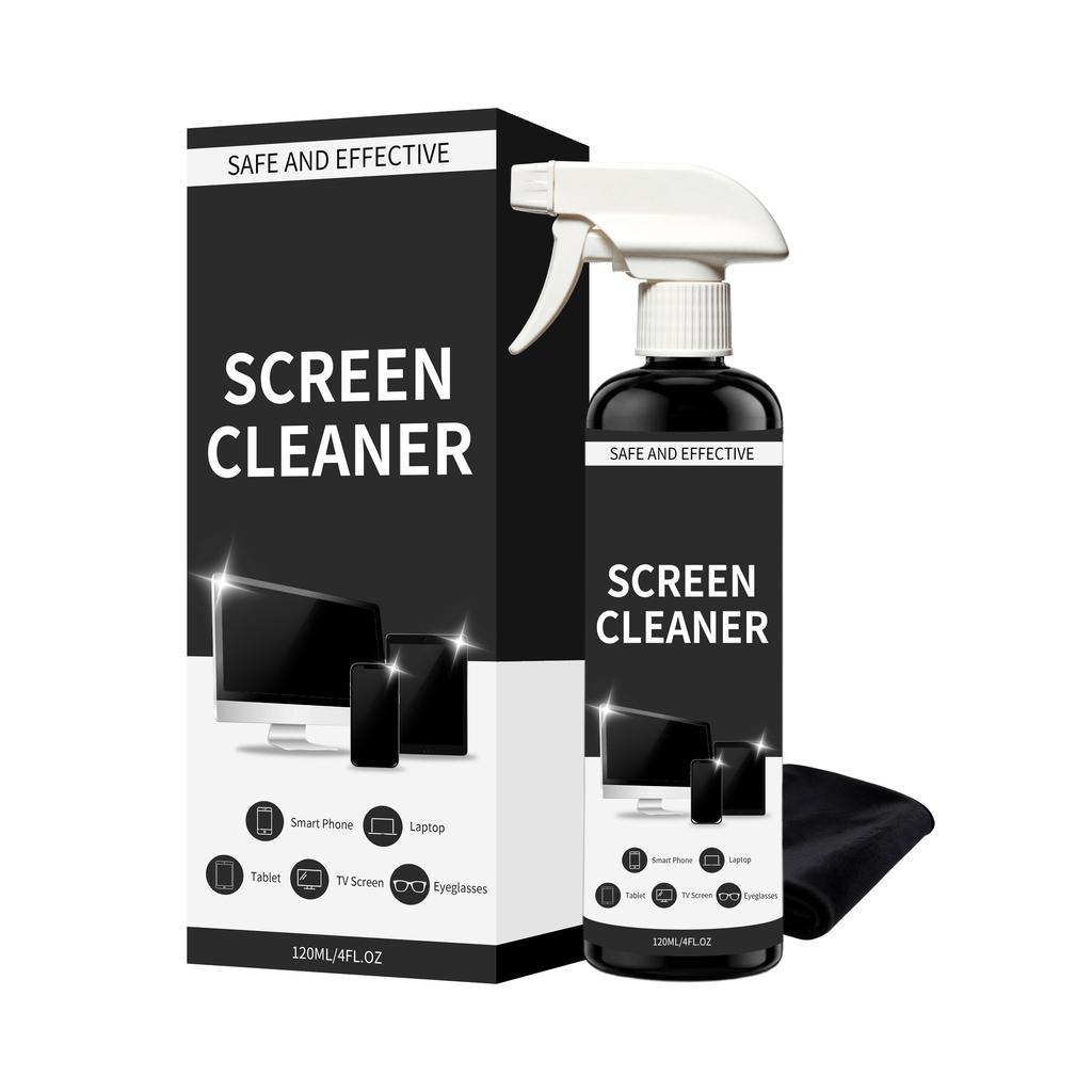 Bildschirmreiniger Spray für Elektronik, 120ML - für LCD-, LED-, TV-, Computermonitor- und Handy-Bildschirme