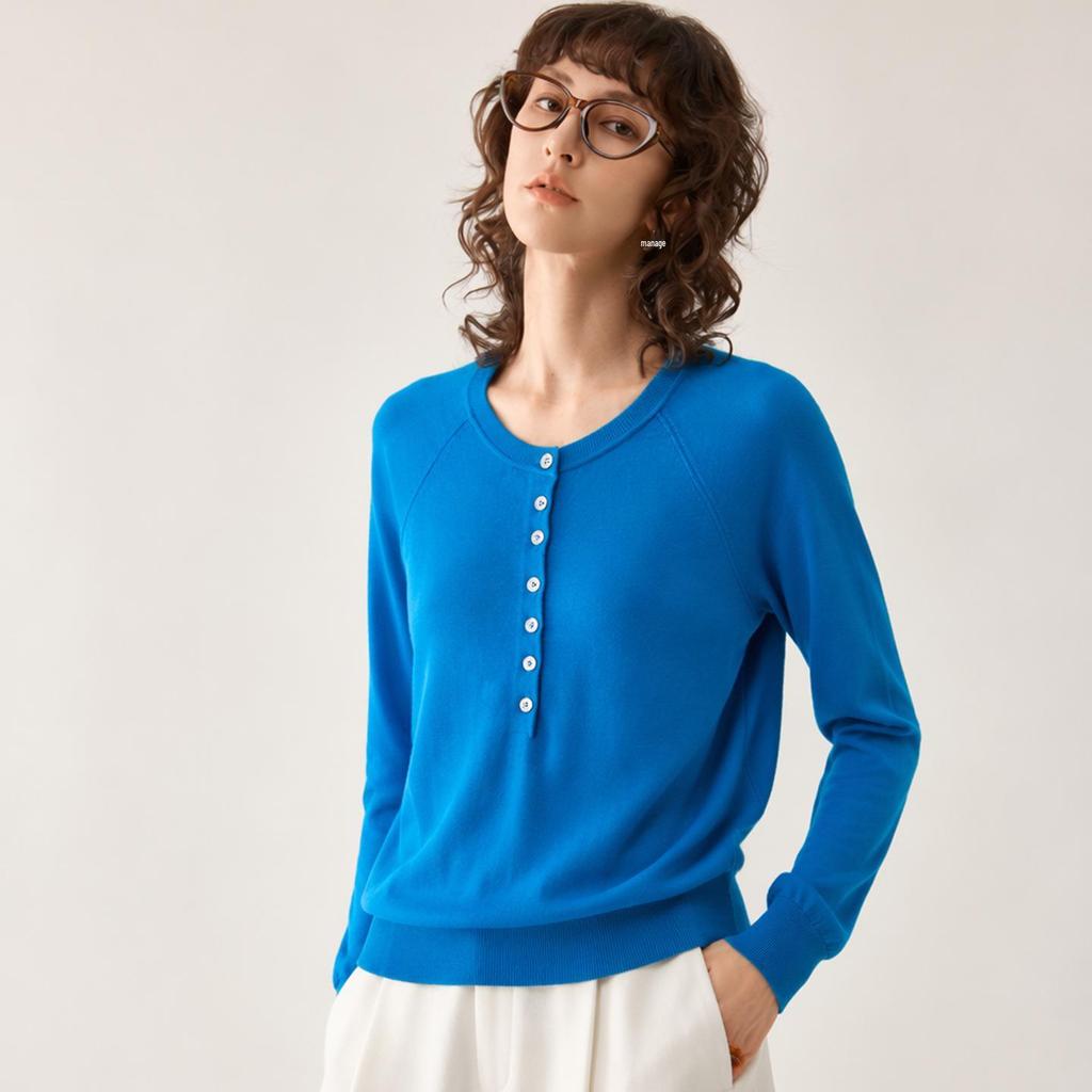 2026 Rakasha Fine Wool V-neck Knit Cardigan - Autumn Versatile Top