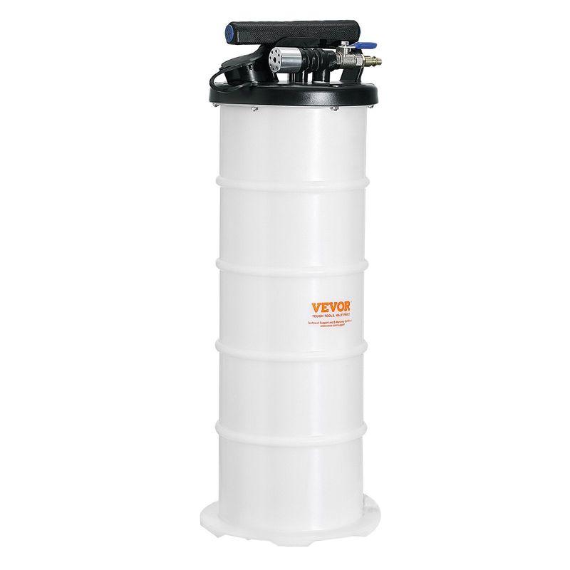 6.5L Fluid Extractor Pneumatic/Manual Oil Changer Vacuum Fluid Extractor with Multi-Size Tubes Oil Extractor Change Pump