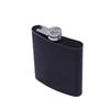Matte Black Spray Paint 6oz Pocket Stainless Steel Flask Gift Set