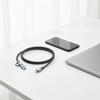 2-in-1 USB 3.2 A/C To C Cable, 20Gbps Data Transfer, 100W PD Power Delivery, Nylon Braided Fast Charging Cord