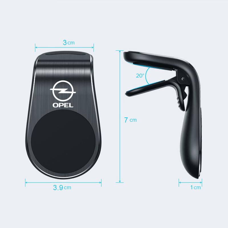 1Pezzo Supporto Magnetico per Telefono da Auto Supporto Metallico Accessori Per Opel Corsa Astra Insignia Vectra Zafira Meriva Mokka Grandland Vivaro