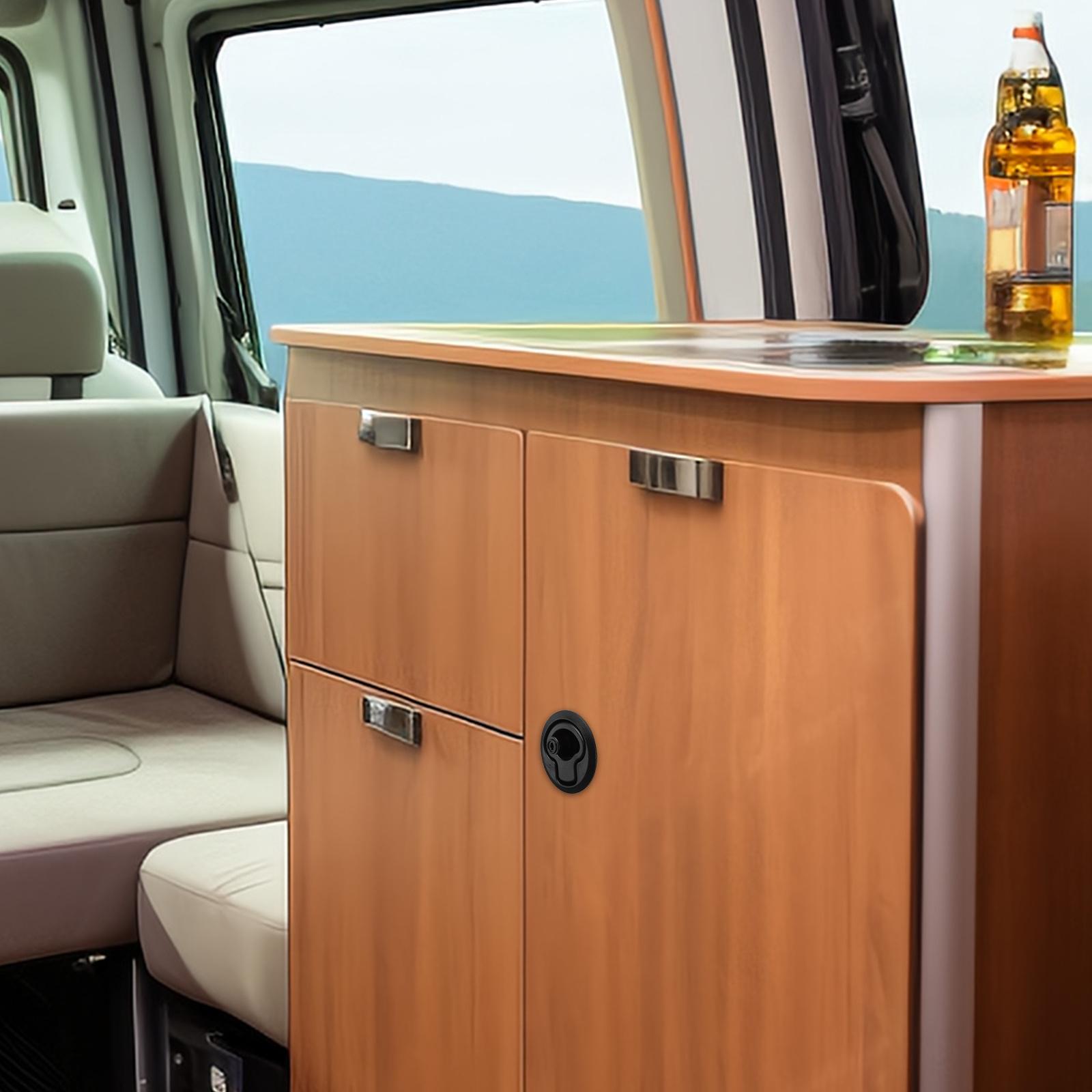 

4pcs Rubber Flush Slam Lock Marine Hatch Boat Deck Cabinet Door Handle Pull Locking Hardware Corrosion Resistant Durable Boat China Mainland