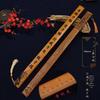Extended Bamboo Student Ruler with Family Precepts