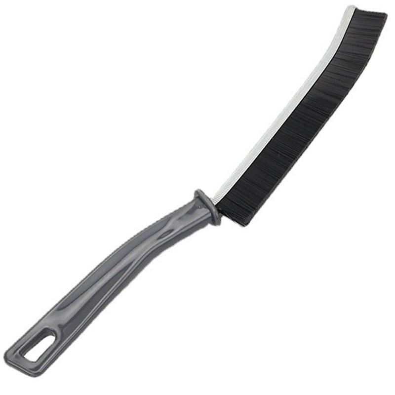 

Прочная щетка для чистки затирки, бытовая щетка для швов плитки, скребок с жесткой щетиной, маленькая щетка для чистки затирки плитки, для линий пола в душе чёрный