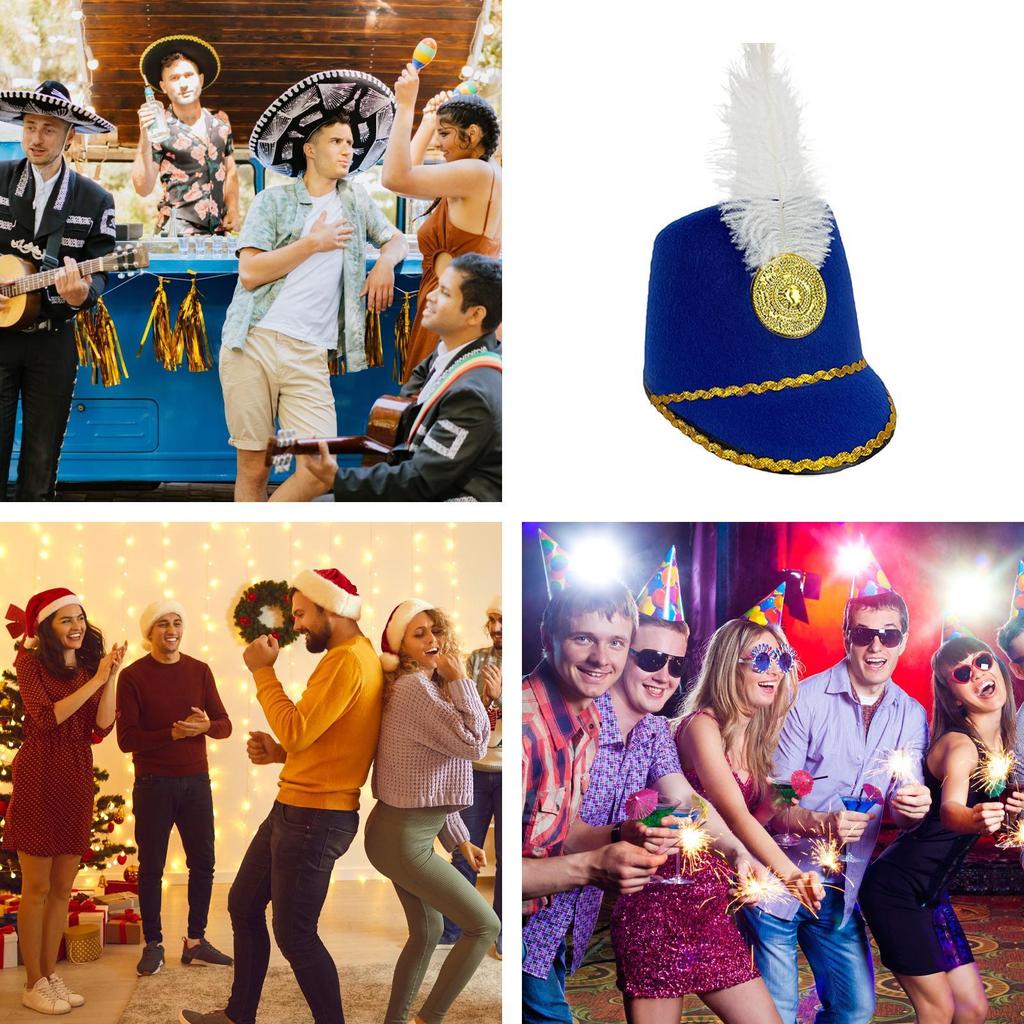 Nutcracker Hat Marching Band Costume Cosplay Apparel For Festival Autumn School Holiday Party Everyday Wear Photo Events Stage