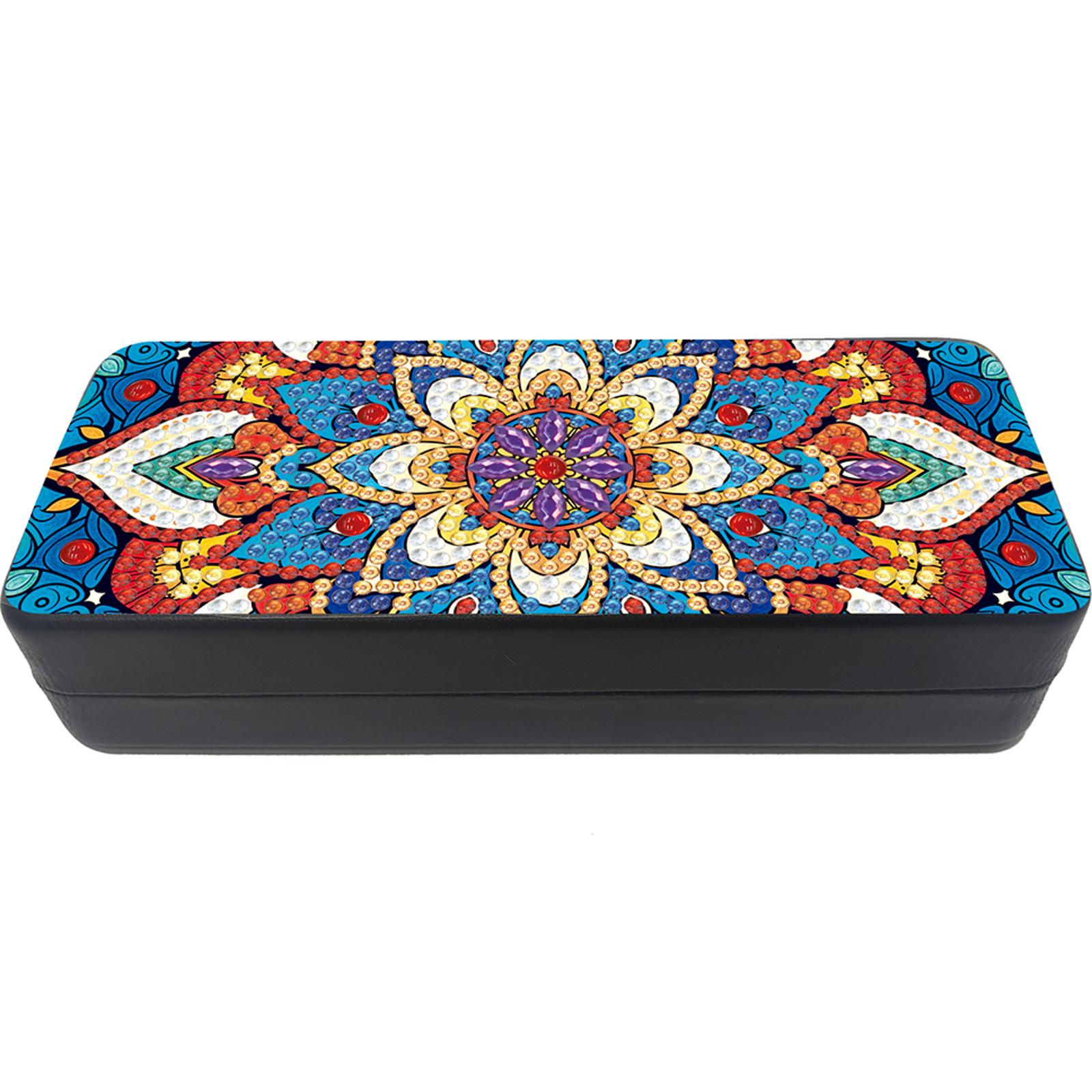 

Sunflower Diamond Painting Eyeglasses Case Diamond Art Sunglasses Case Rhinestones Sunglasses Storage Box for Friends Gift