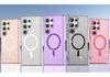Samsung S26 Ultra/S25 FE Glitter Starry Sky Anti-fall Wireless Charging Case