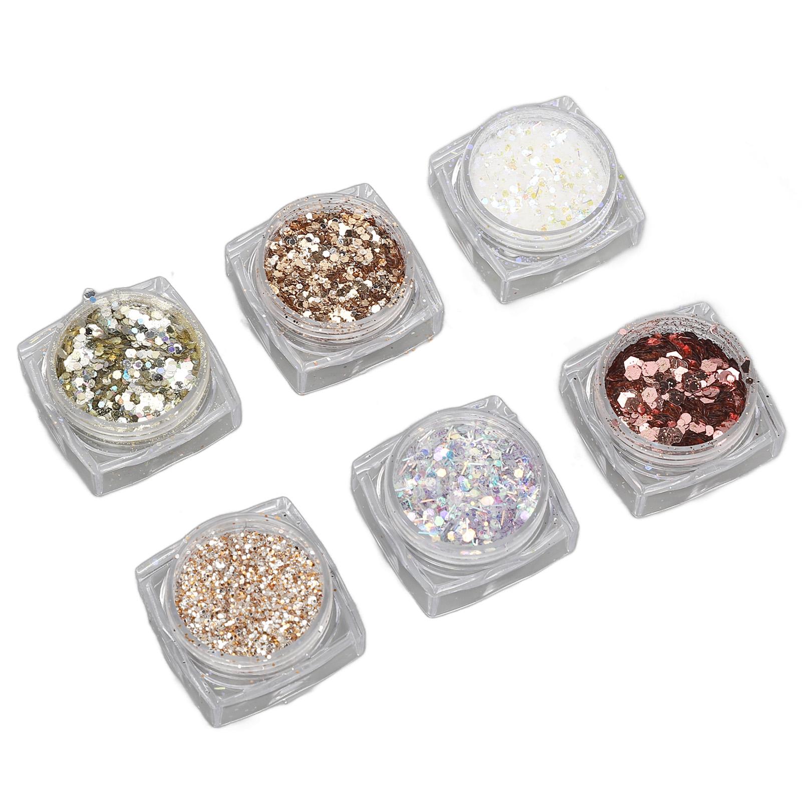 

Nail Shell Stone Powder Sequins DIY Decoration Mixed Colors Ultra Thin Manicure Shell Stone