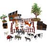 DEARMAMY Set of Farm Animal Model Realistic Miniature Livestock Farm Scene Decorative Birthday 1 Piece 28-Piece Figures, Collection, Figures, Gifts,