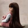 Vinyl Simulation Doll Reborn Baby 55cm Long Hair Doll Simulation Children's Play House Toy