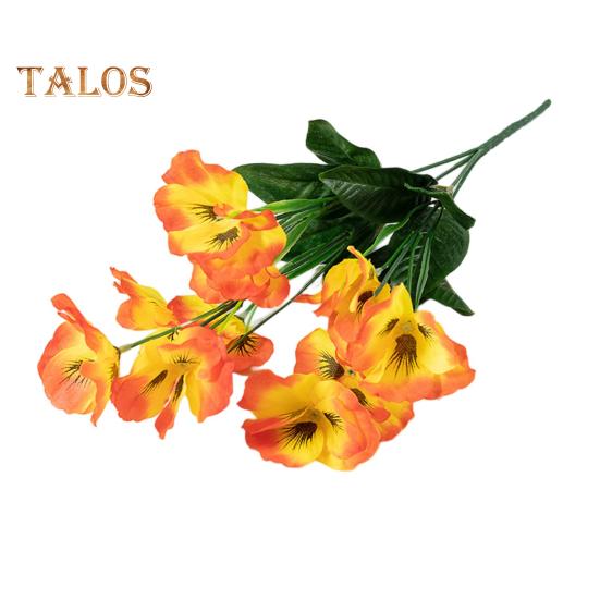 Faux Flower Fine Workmanship Photo Props Bright Color Beautiful Fake Iris Butterfly Flower Road Decor Wedding Decoration