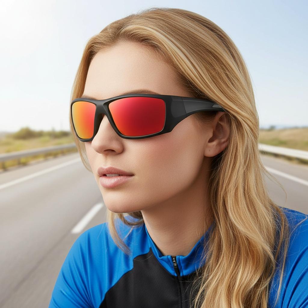 Sporty High-End Look Small Driving Sun Protection Wind Protection Polarized Light Protection UV Protection Travel 3264