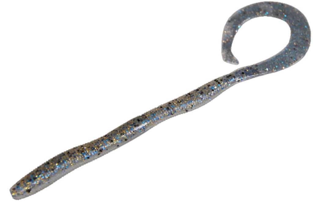 Jackall Soft Lure Flick Curly 4.8 Inches Bluegill Pearl White (0803)