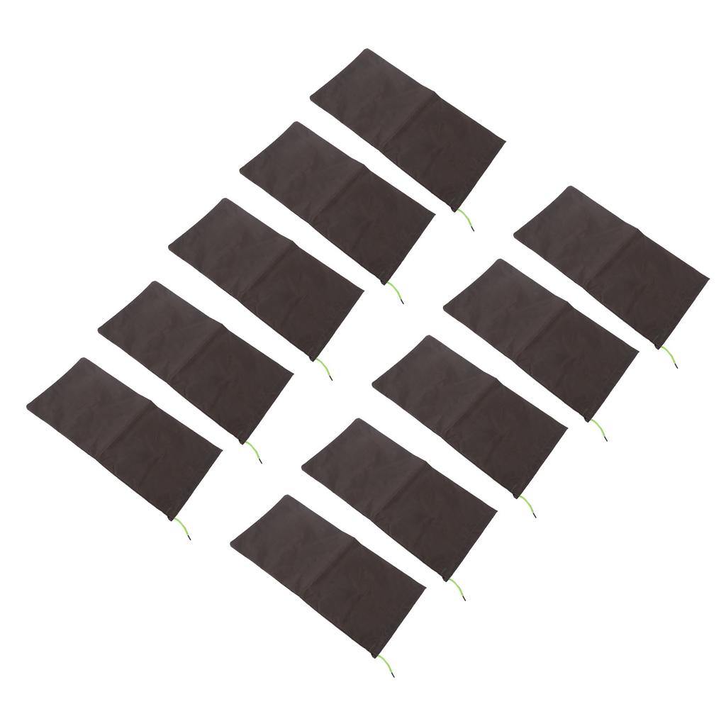 10 Stück Sandlose Sandsäcke mit Kordelzug Hochwasserbarrieren Polyester 25x50cm Dammbeutel für Keller Garage Hochwasserschutz