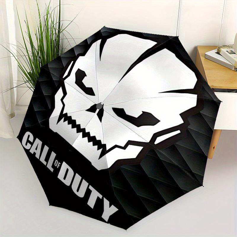 1pc Call of Duty Windproof Automatic Umbrella, Lightweight for Women/Men, Perfect Christmas Gift A0811208