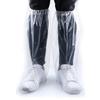 20/30pcs Disposable Waterproof Shoe Covers Lengthened & Thick Plastic Transparent Foot Protectors For Outdoor Hiking & Travel