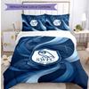 Sheffield Wednesday Football Printed 3 Pieces Bedding Set, Comfortable Skin Friendly Bedroom Duvet Cover Set