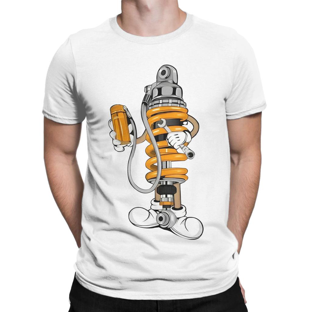 Ohlins Motorcycle 3 T Shirts Mens  100 Cotton Vintage TShirt Round Collar  Tee Shirt Short Sleeve Clothing Original