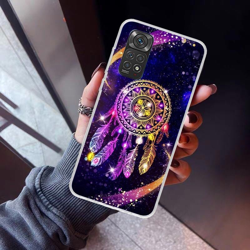 Retro Feather Dreamcatcher Phone Case For Xiaomi Redmi Note 10 11 12 13 14 15 Pro Plus 11S 12S 14S 11T 11E 10S Soft TPU Back Cov