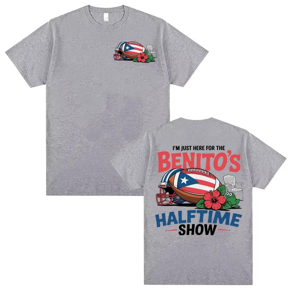 

Just Here for Benito Bowl Graphic T Shirt Bad Bunny Bowl Y2k Music Rap Tee Shirt Unisex Women Fashion Vintage Short Sleeve Tshirts 4XL