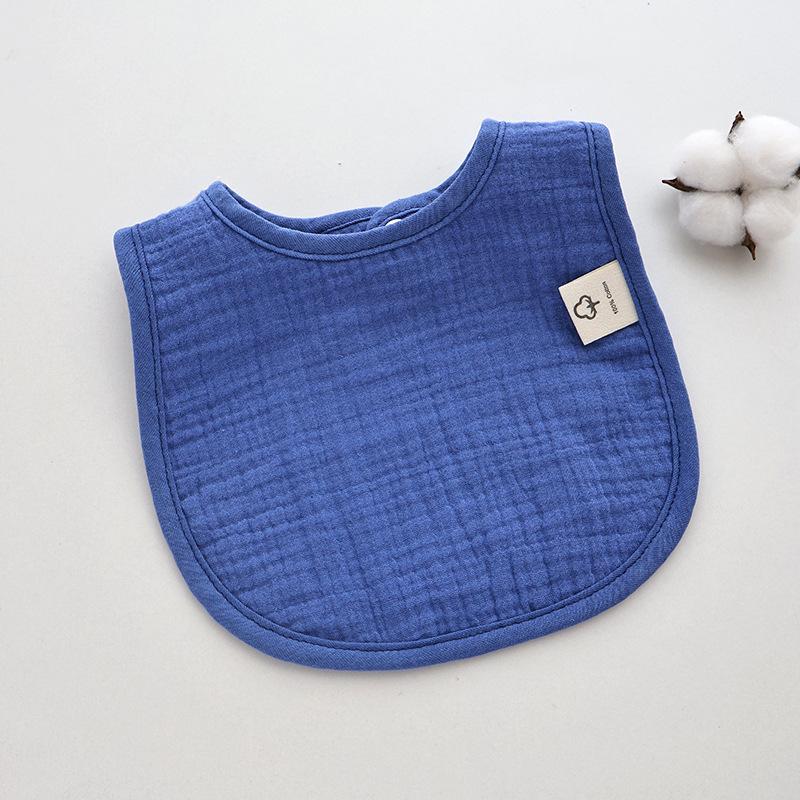 Cute Ruffle Edge Baby Bibs Kids Feeding Anti Dirty Bibs Infant Burp Cloths Newborn Fashion Pure Cotton Feeding Set Accessories