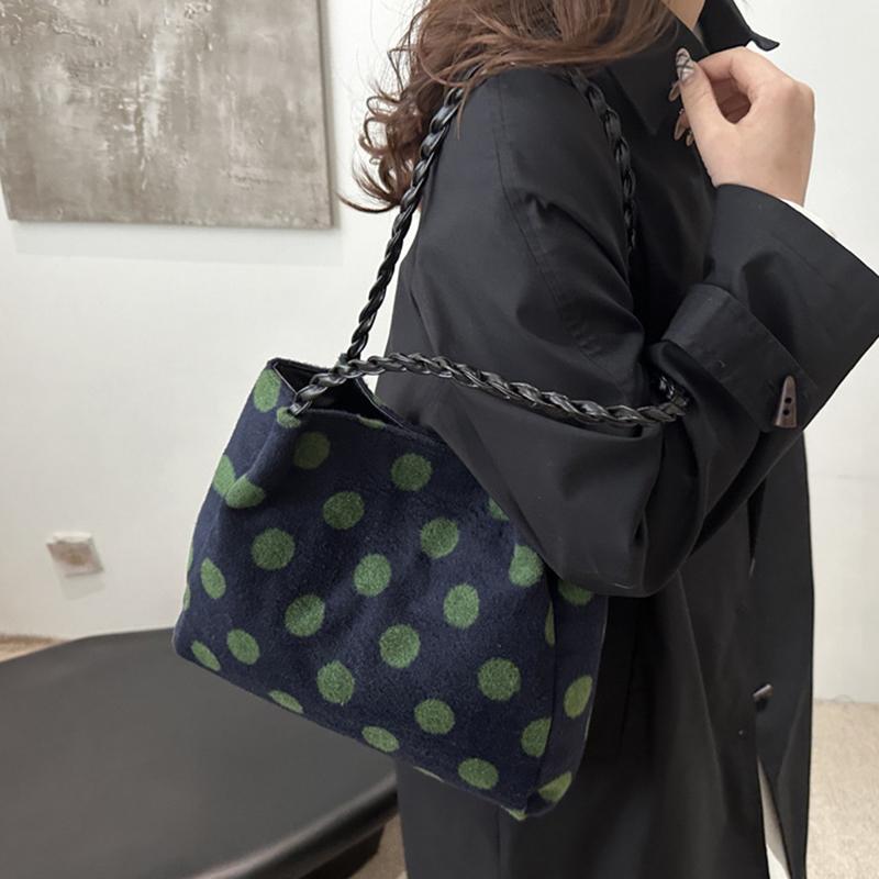 Retro Suede Tote Bags for Women Shoulder Bags Large Capacity Armpit Bag Shopping Bag Class Bags for Girl Designer Bag