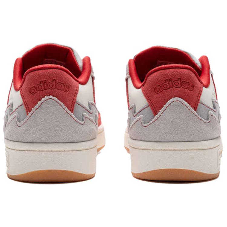 Adidas WCARD ADV Breathable And Lightweight Low Top Tennis Shoes Unisex White Red Sneakers JS3762