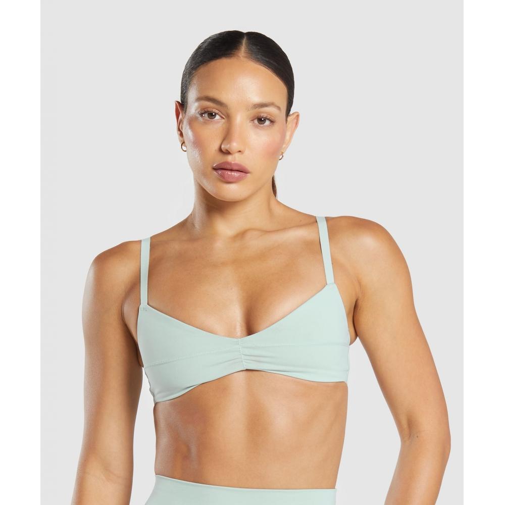 

Gymshark Спортивный бюстгальтер Elevate Ruched Morning Blue B3b3e Udbn XS