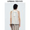 UR Women's Pleated Loose Sleeveless Blouse Shirt