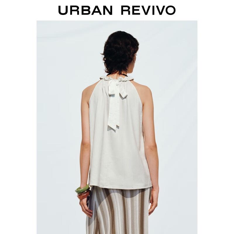 UR Women's Pleated Loose Sleeveless Blouse Shirt