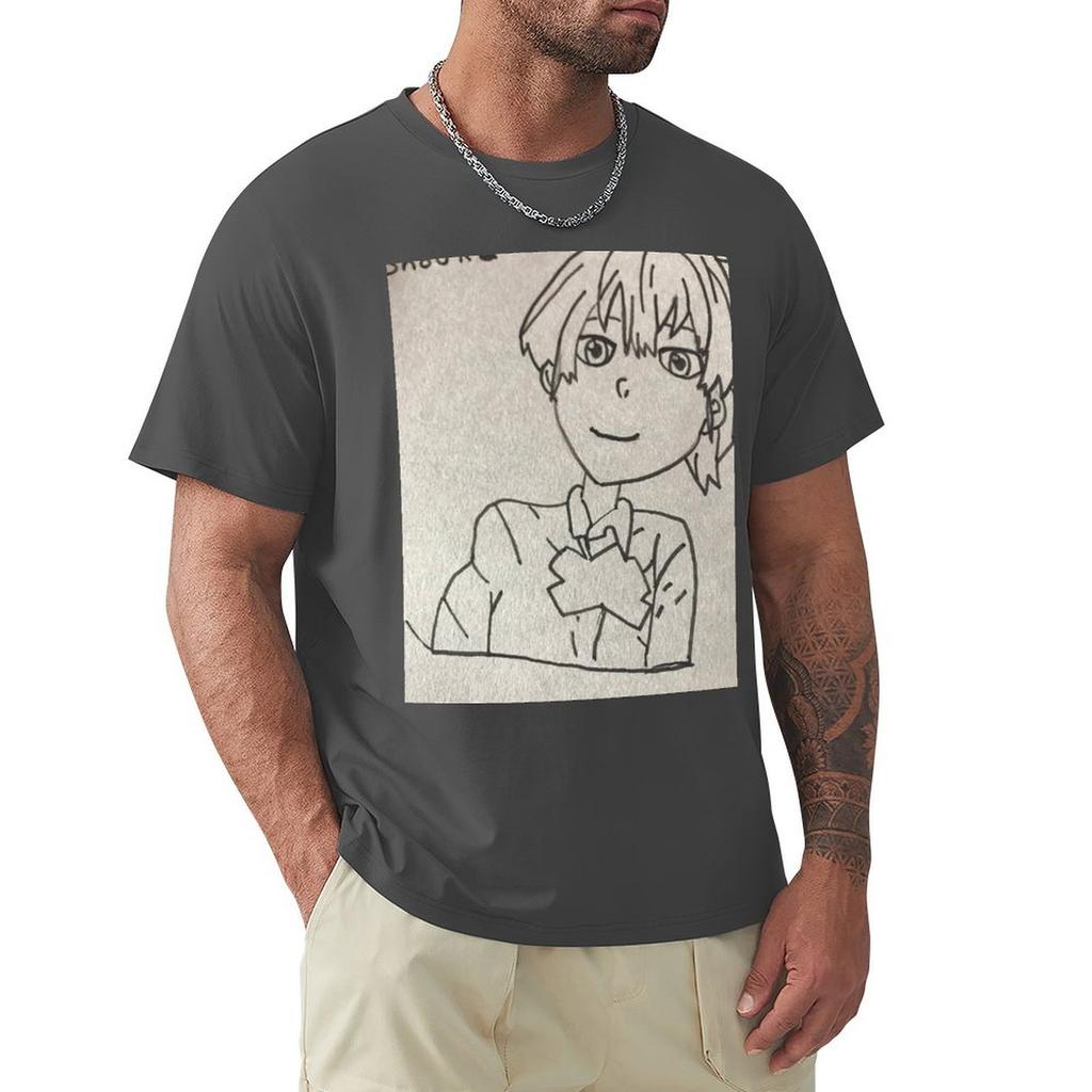 Shouko Nishimiya (Z Hlasu ticha) Od Ash Tričko Estetické Oblečení Vintage Anime Tričko Grafická Trička Pánská